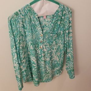 Lilly Pulitzer Silk Top